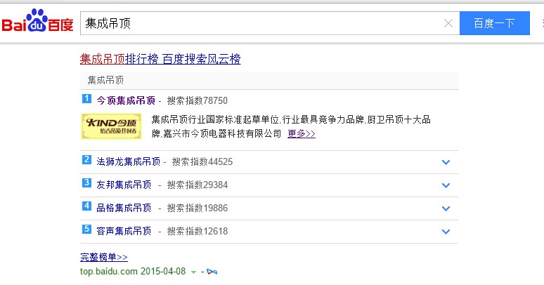 中國名牌集成吊頂